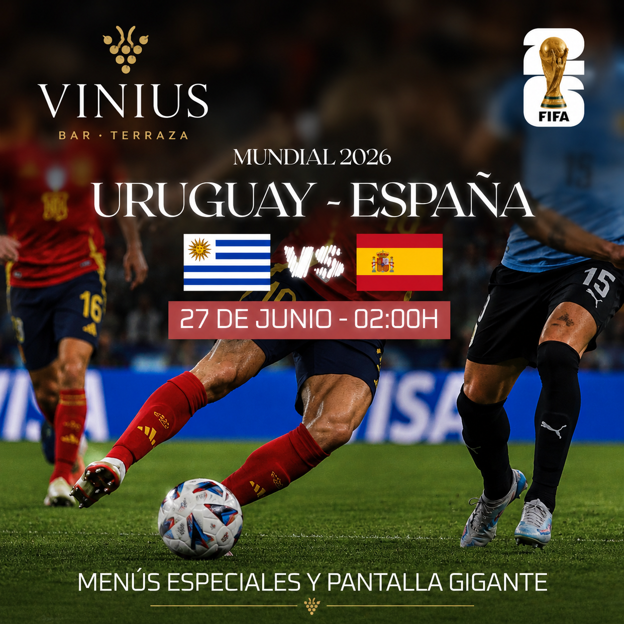 Uruguay vs España | Mundial 2026
