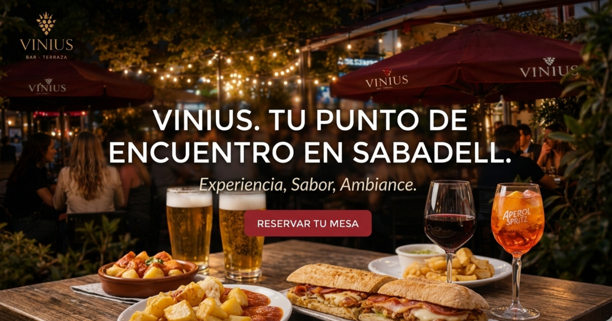 Vinius terraza nocturna